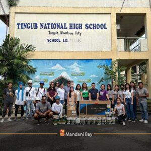 Mandani Bay Team in Brigada Eskwela