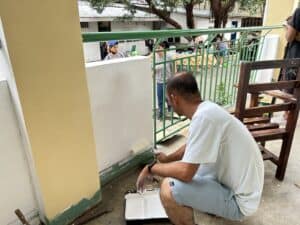 Mandani Bay Team in Brigada Eskwela